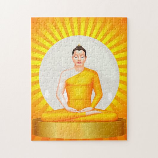 Méditer le puzzle de Bouddha (Vertical)