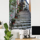 Mediterane Architektur Poster (Thuiskantoor)