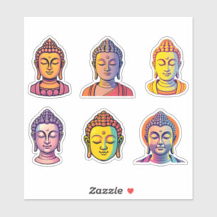 Mediteren kalm Gautama Boeddha Sticker