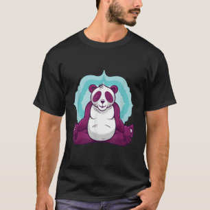 Mediterende Panda Beer T-shirt
