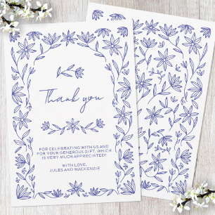 Mediterraan Bloemenkindercrèchesuikers-feest Dankk Kaart