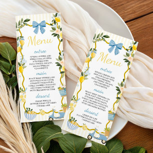 Mediterraan Ciao Baby Shower Menu