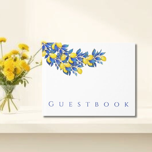 Mediterraan-citroenen-bruiloft Gastenboek