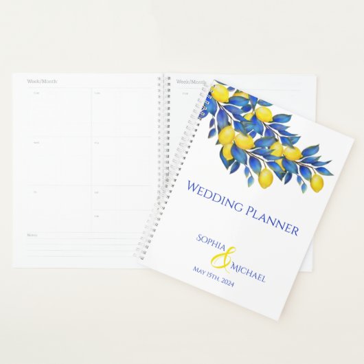 Mediterraan-citroenen-bruiloft-planner Planner (Display)