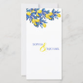 Mediterraan-citroenen-bruiloft programma- (Voorkant)