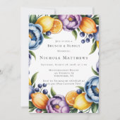 Mediterraan Citrus Boeket Brunch & Bubbly Kaart (Voorkant)