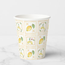 Mediterraan citrus citroen patroon