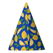 Mediterraan Lemon-patroon Feesthoedjes (Achterkant)