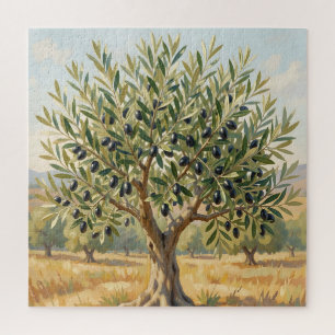 Mediterraan olijfboomlandschap legpuzzel