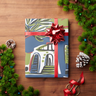 mediterraan ontsnappingspapier cadeaupapier