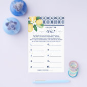 Mediterraan Raad de Wijndouche Game Kaart (Enkel)