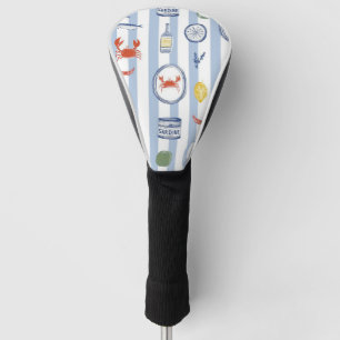 Mediterraan Zeevoedsel Sardine Blauwe Streep Patro Golfheadcover