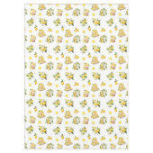 Mediterraan zomer citroenpatroon tafelkleed (Voorkant)