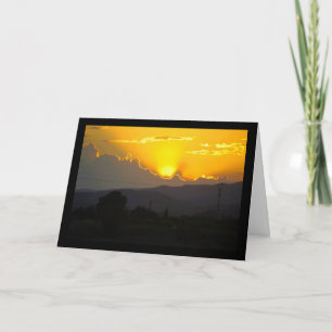 Mediterraan Zonsondergang Kaart