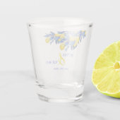 Mediterraans-Citroenen-Bruiloft-Geld/Schot Dans- Shot Glas (Achterkant)
