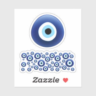 Mediterraans Evil Eye Charm Sticker