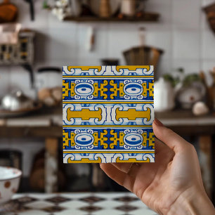 Mediterraans geïnspireerd cadeau traditioneel Azul Tegeltje