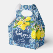 Mediterraanse Tegels en Citroenen Bedankdoosjes (Achterkant)