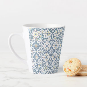 Mediterraanse tegels, Marokkaans, Majolica, Azulej Latte Mok