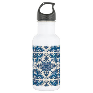 Mediterraanse tegels, Portugees, Azulejo, Majolica Waterfles