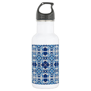 Mediterraanse tegels, Portugees, Azulejo, Majolica Waterfles