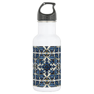 Mediterraanse Tegels, Portugees, Azulejo, Majolica Waterfles