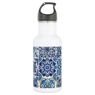 Mediterraanse tegels, Portugees, Azulejo, Majolica Waterfles