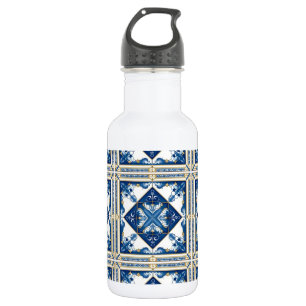 Mediterraanse tegels, Portugees, Azulejo, Majolica Waterfles