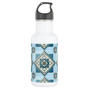 Mediterraanse tegels, Portugees, Azulejo, Majolica Waterfles