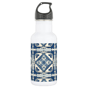 Mediterraanse tegels, Portugees, Azulejo, Majolica Waterfles