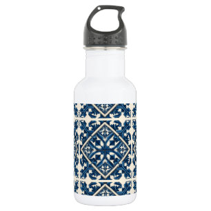 Mediterraanse tegels, Portugees, Azulejo, Majolica Waterfles