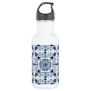 Mediterraanse tegels, Portugees, Azulejo, Majolica Waterfles