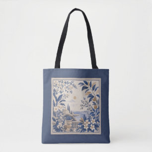Mediterrane blauwe tas