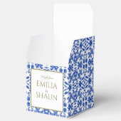 Mediterrane bruiloft gunst box bedankdoosjes (Geopend)