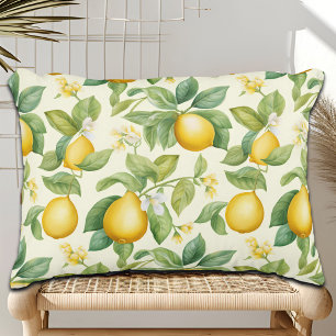 Mediterrane citroenbloesems Citrus Accent Kussen