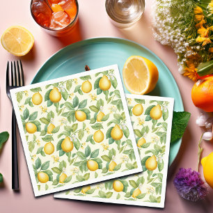 Mediterrane citroenbloesems Citrus Servet