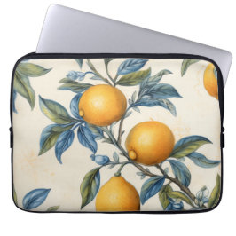 Mediterrane citroenboomgaard laptop sleeve