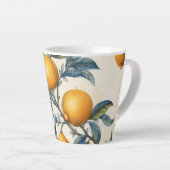 Mediterrane citroenboomgaard latte mok (Rechterhoek)