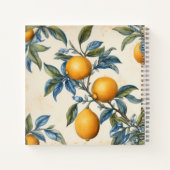 Mediterrane citroenboomgaard notitieboek (Achterkant)