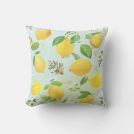 Mediterrane citroenen en olijven keuken Sierkussen