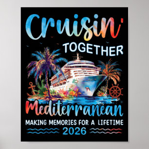Mediterrane Cruise 2026 Familie Vakantie Cruisin Poster