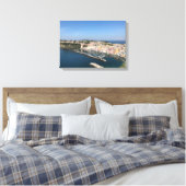 Mediterrane eilanden in Italië Canvas Afdruk (Insitu (Slaapkamer))