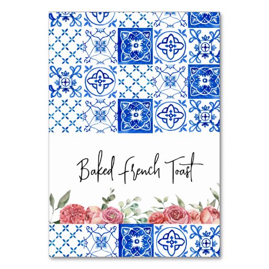 Mediterrane Italië Floral Pink Vrijgezellenfeest Kaart (Voorkant)