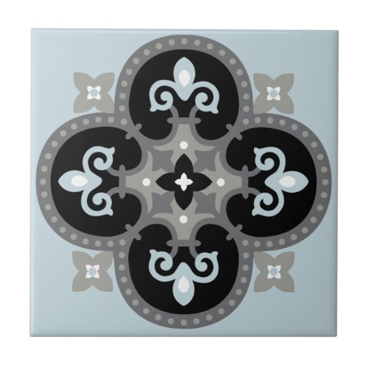 Mediterrane keukenbacksplash tegels tegeltje (Voorkant)