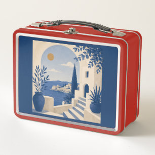 Mediterrane kustboog Navy Blue Lunchbox