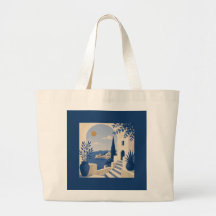 Mediterrane kustvilla scène Elegante boodschappent