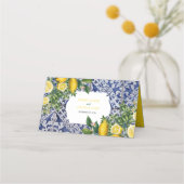 Mediterrane Lemons Portugese Tegels bruiloft (Achterkant)