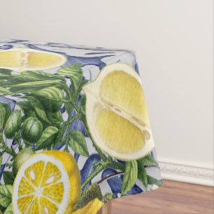 Mediterrane Lemons Summer Portugese Tegels Tafelkleed