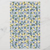 Mediterrane Note voor Paar Bruiloft Game Kaart (Achterkant)