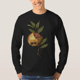 Mediterrane pomegranaatvruchten en zaden van secto t-shirt